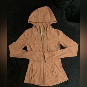 Lululemon define pink hooded jacket
